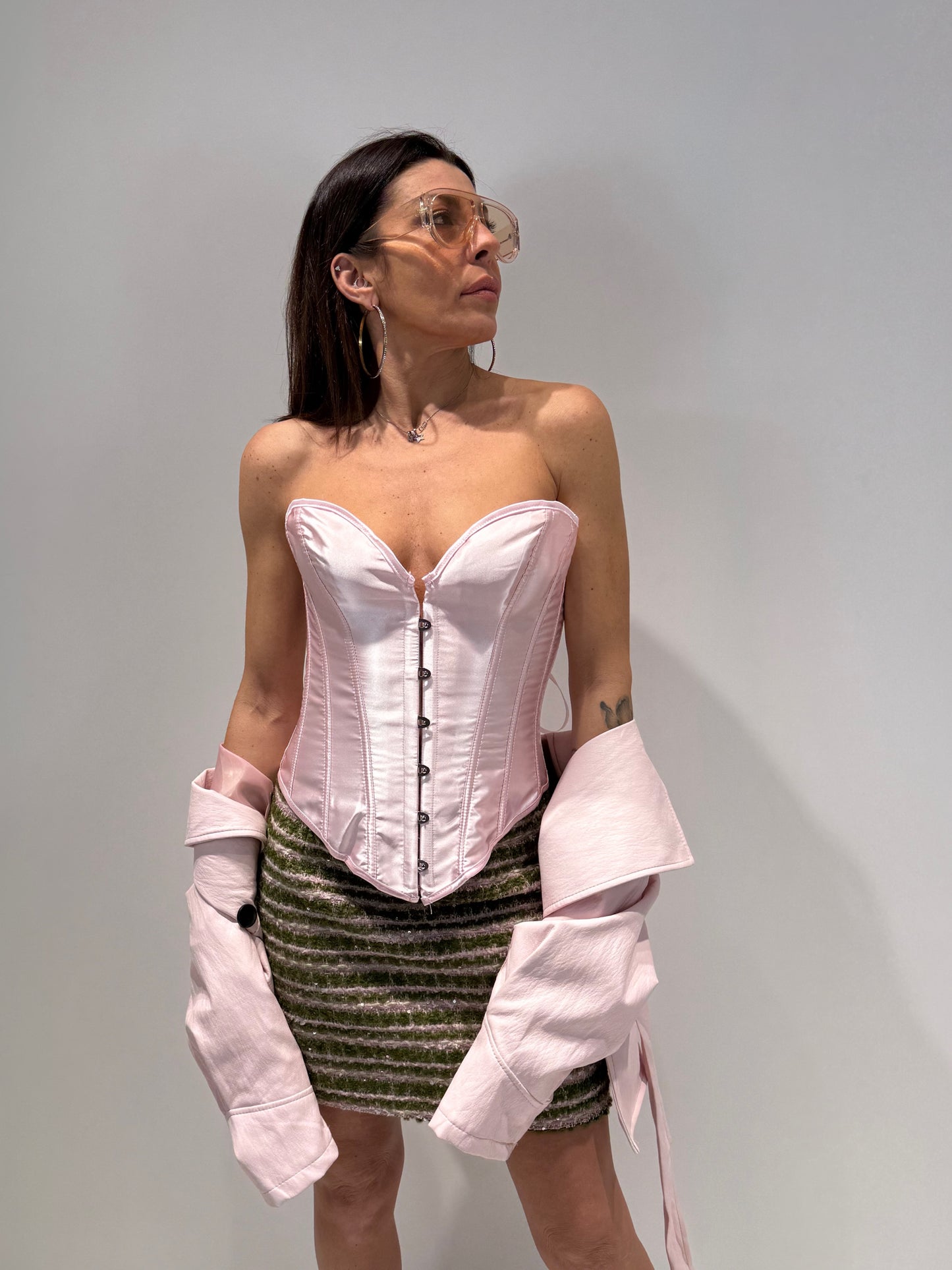 BUSTIER CASSIE rosa|Colore:Rosa