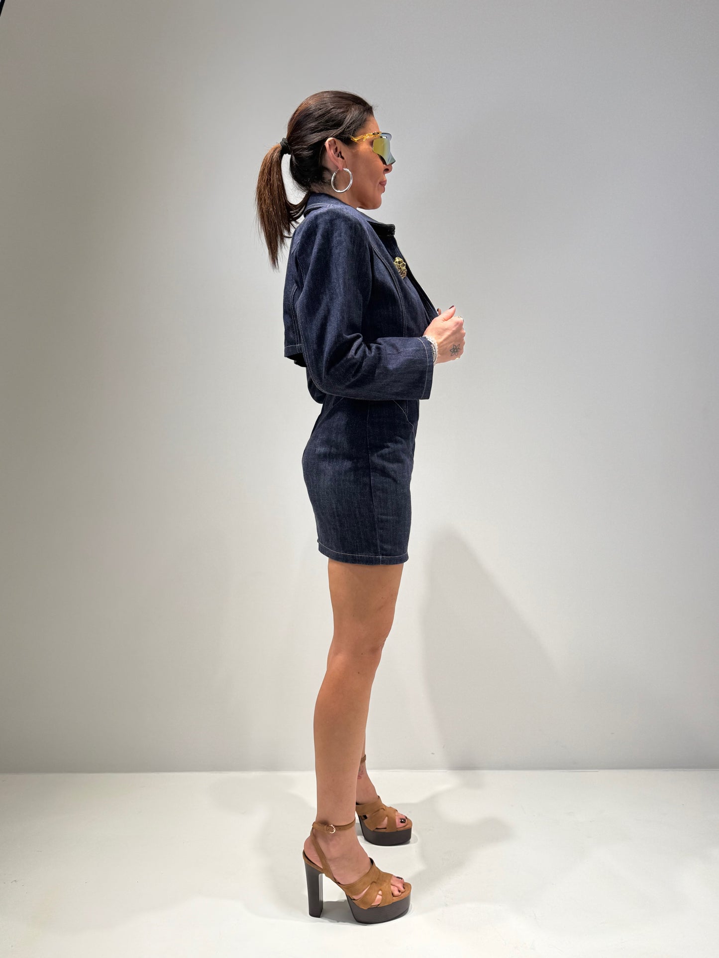 COORDINATO BOOM DENIM LAVAGGIO SCURO