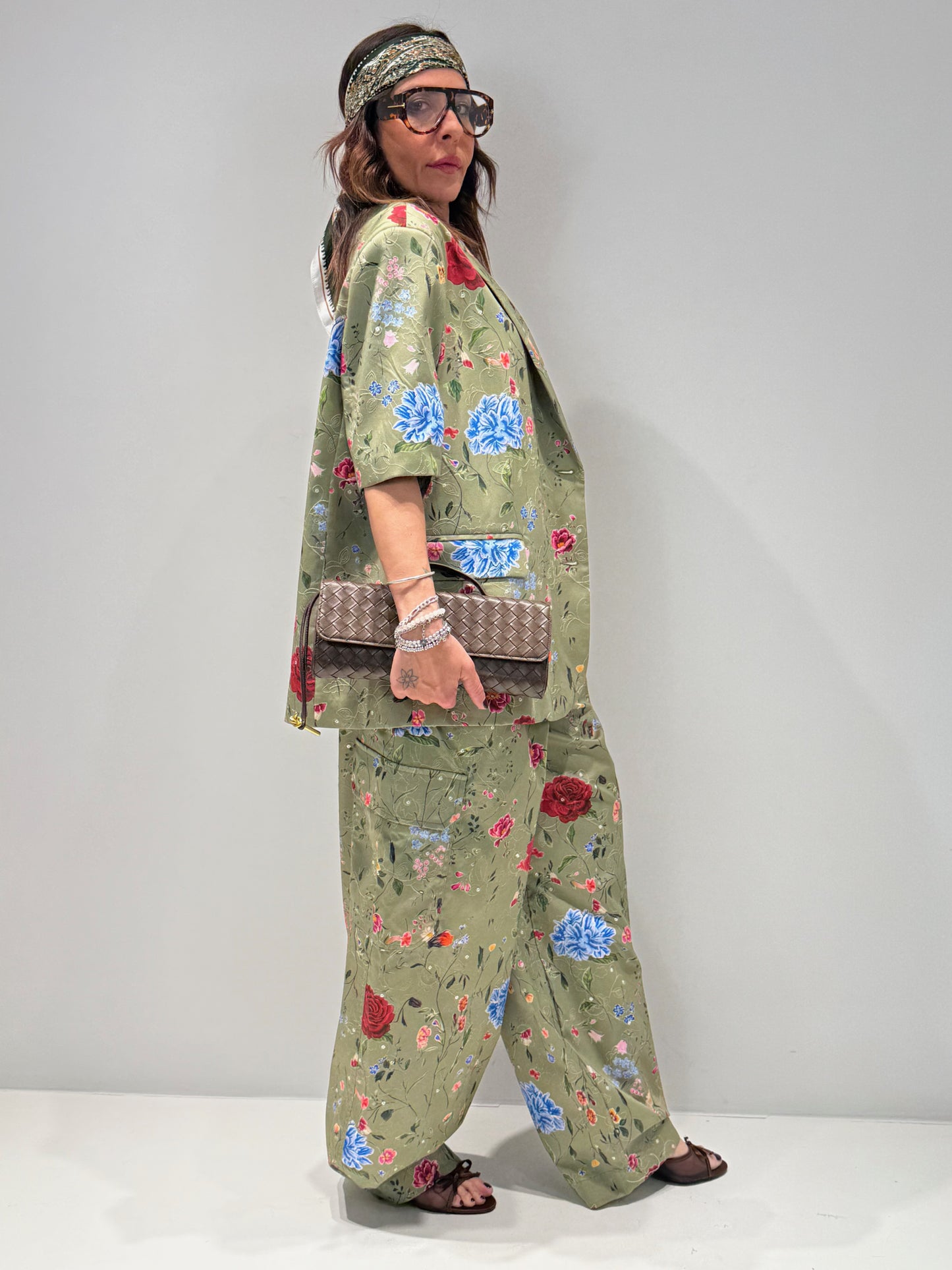 GIACCA FLOWERS BY LUMINA verde|Colore:Verde