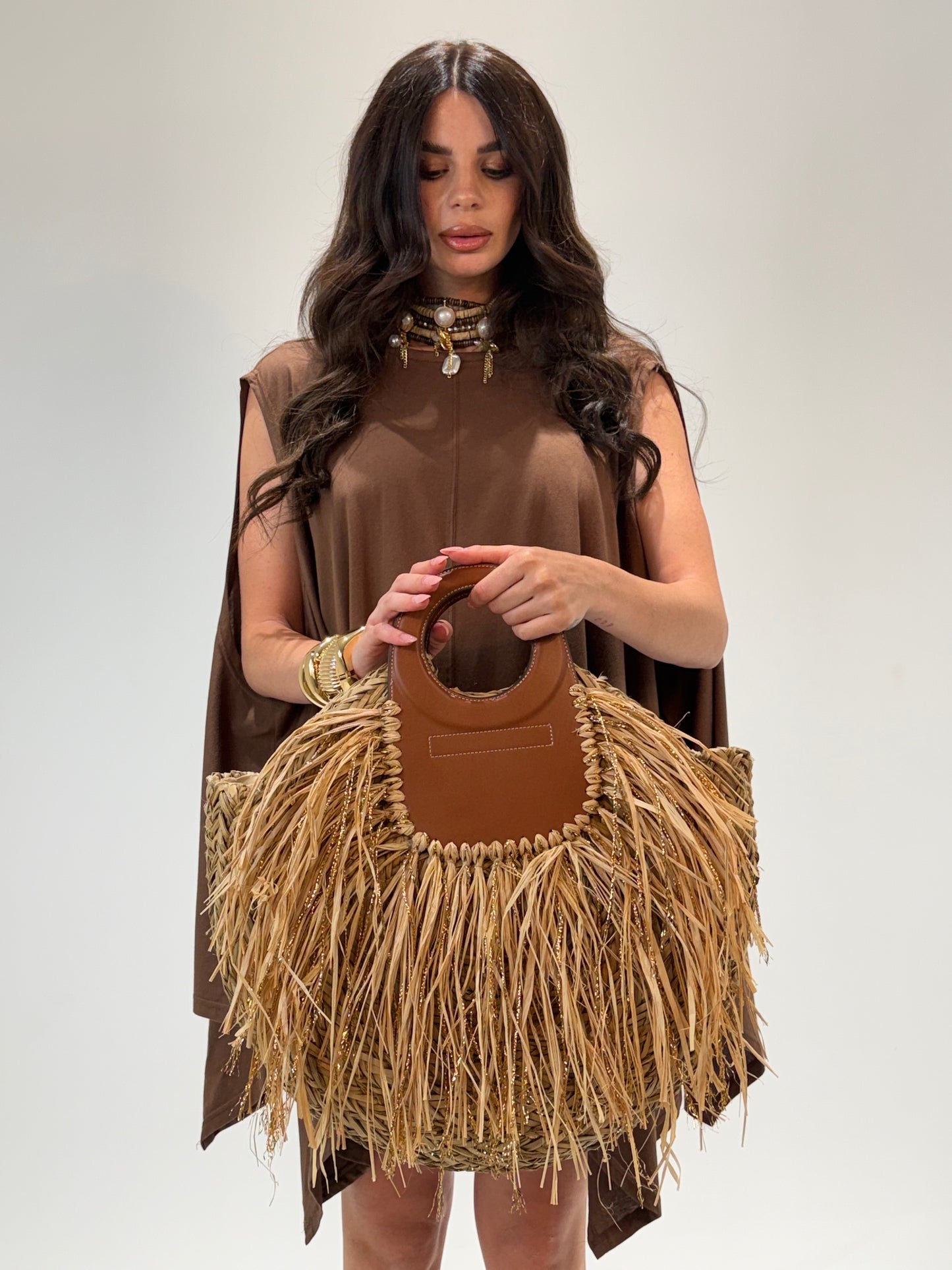 BORSA FORMENTERA beige|Colore:Beige