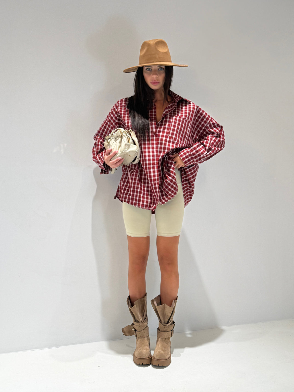 CAMICIA BALLY QUADRI bordeaux|Colore:Bordeaux