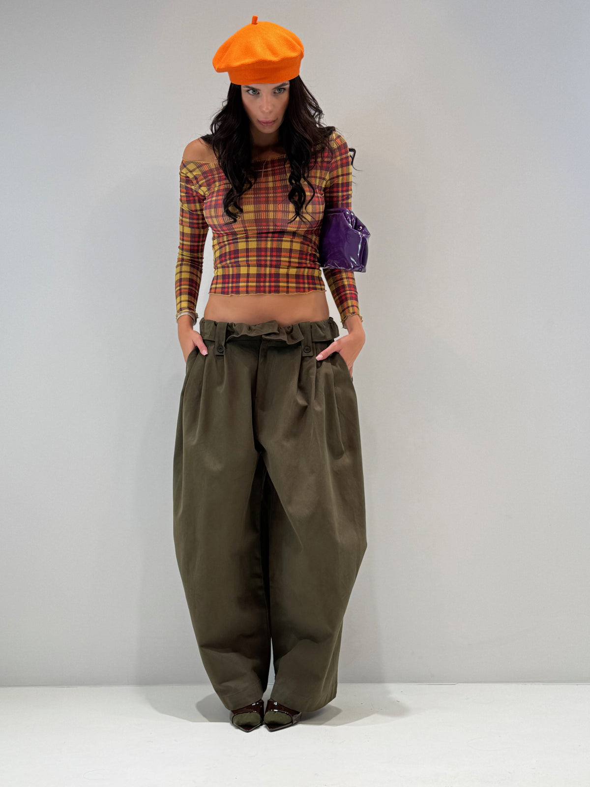 PANTALONE VERACRUZ verde militare|Colore:Verde militare
