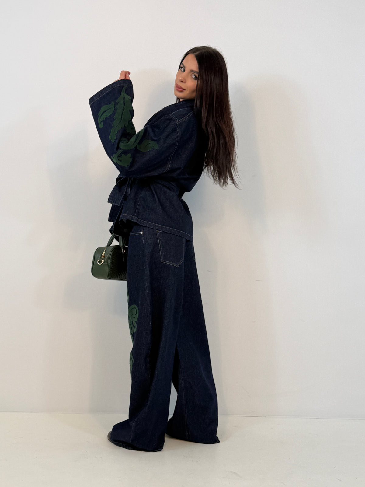 COORDINATO BELO HORIZONTE DENIM lavaggio scuro|Colore:Lavaggio scuro