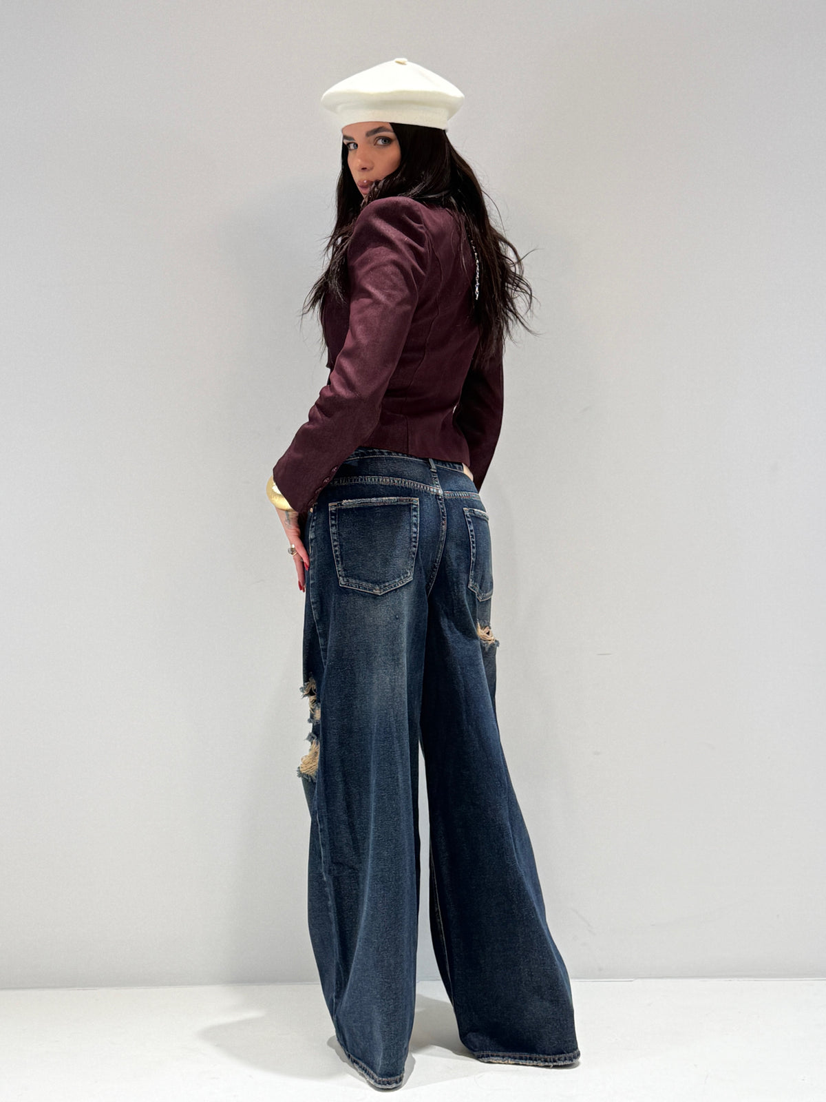 JEANS MAHA SARAKHAM DENIM lavaggio scuro|Colore:Lavaggio scuro