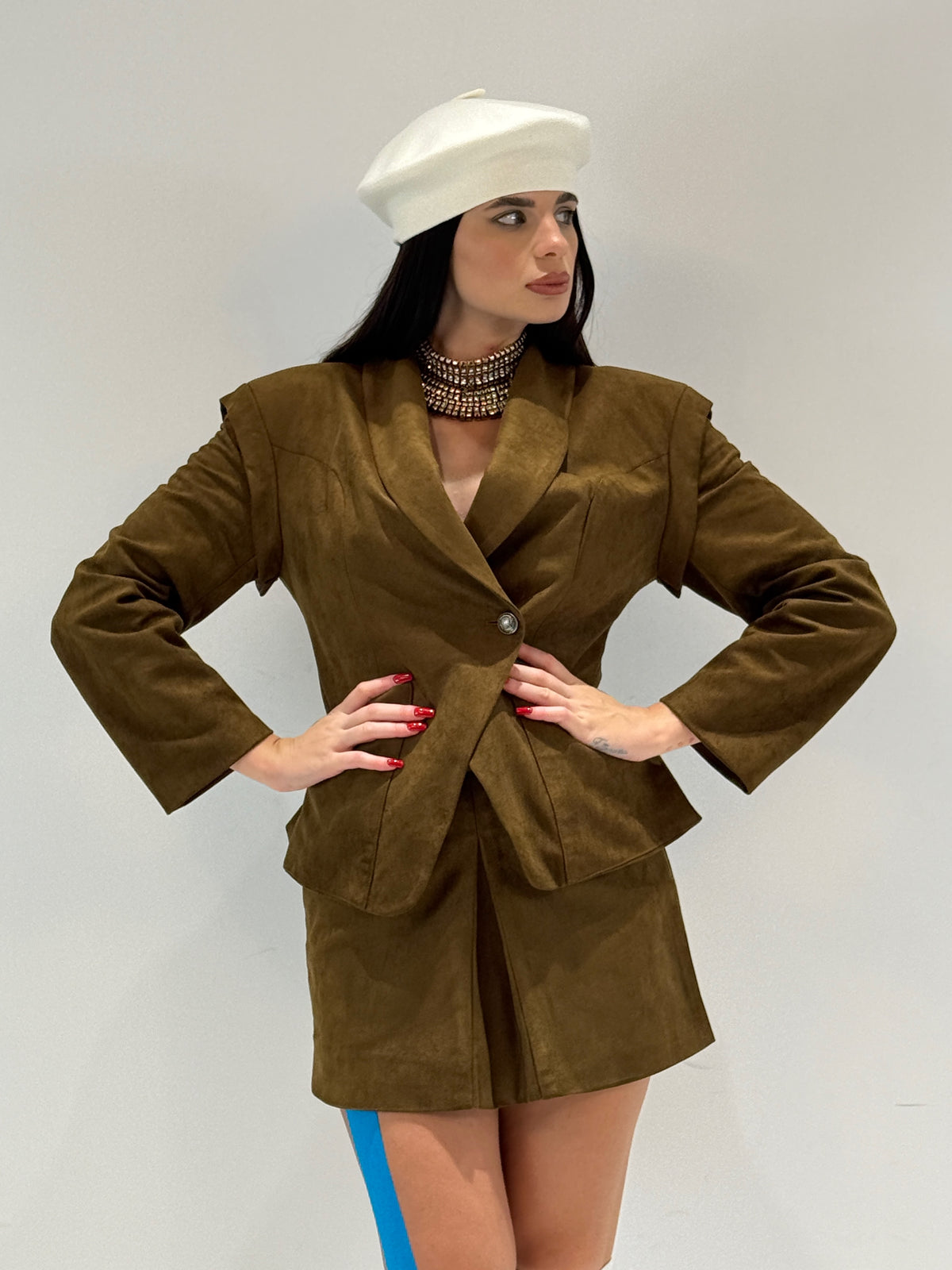 GIACCA CUSCO BY LUMINA verde militare|Colore:Verde militare