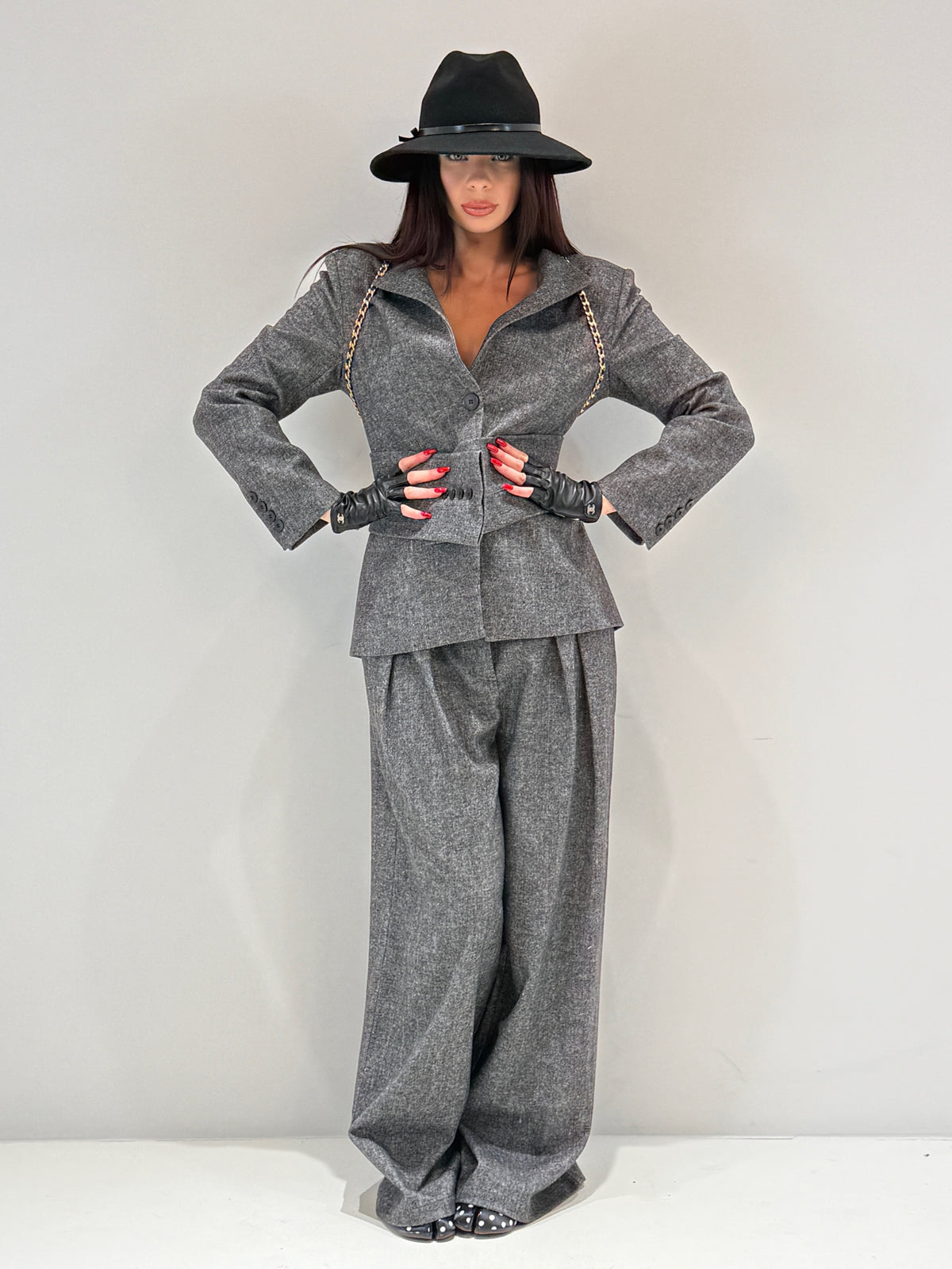 PANTALONE TINGO MARIA BY LUMINA grigio|Colore:Grigio