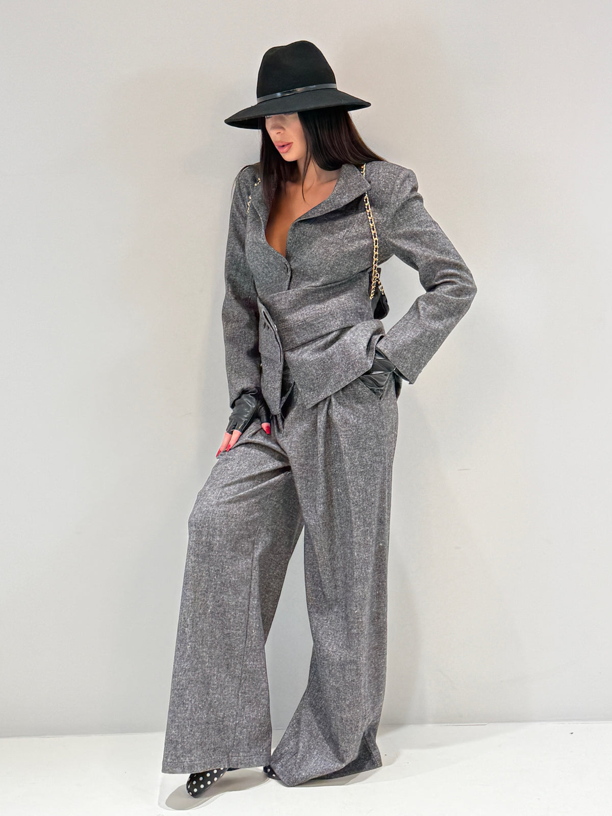 PANTALONE TINGO MARIA BY LUMINA grigio|Colore:Grigio