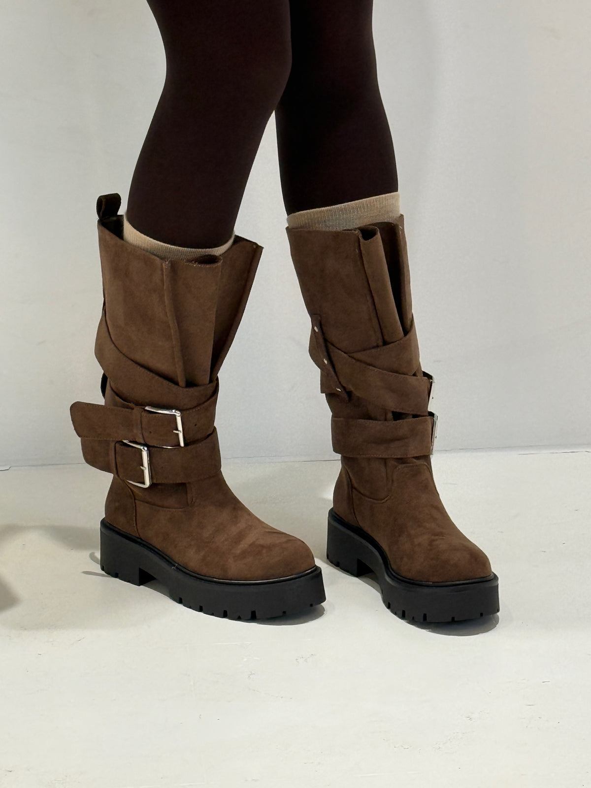 ANFIBI COMBAT BOOT ANVIK beige camoscio|Colore:Beige camoscio