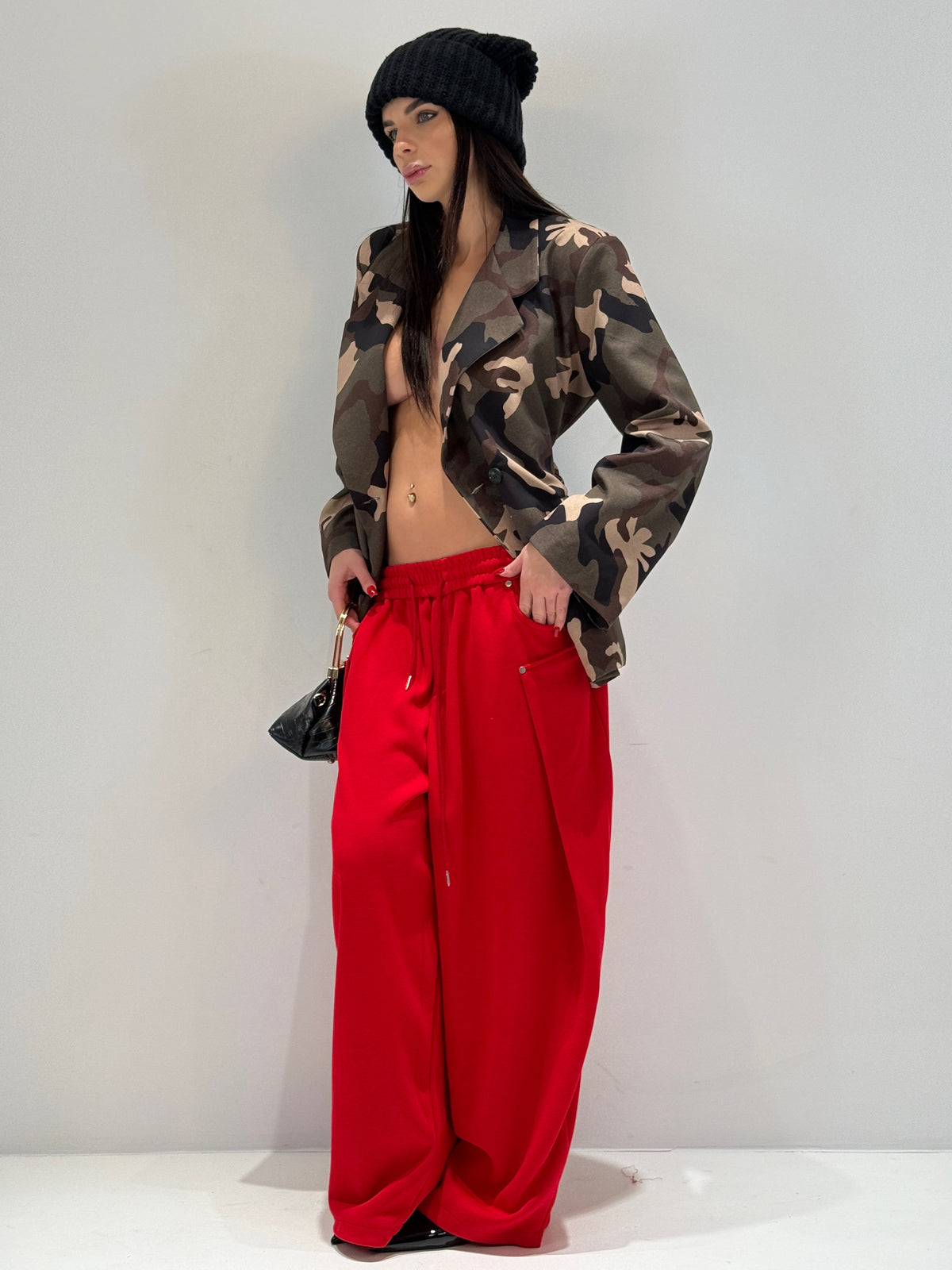 PANTALONE WILLOW rosso|Colore:Rosso