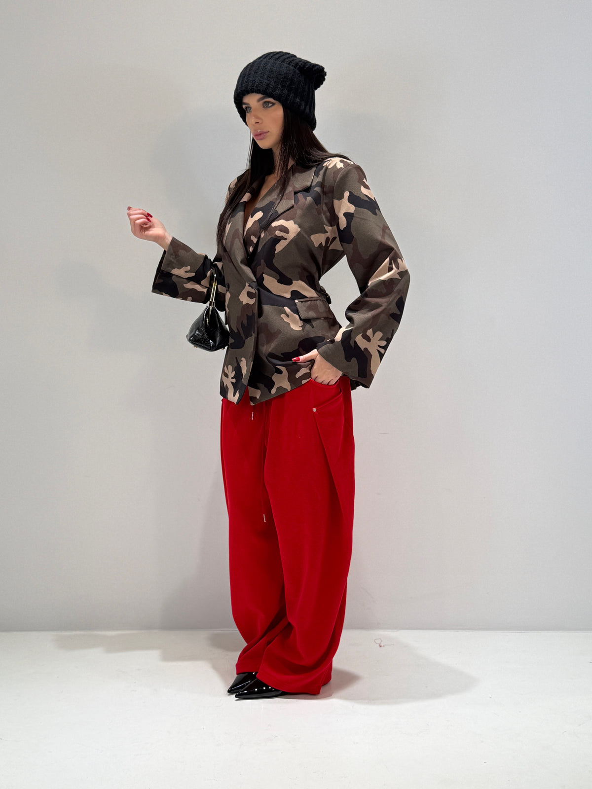 PANTALONE WILLOW rosso|Colore:Rosso