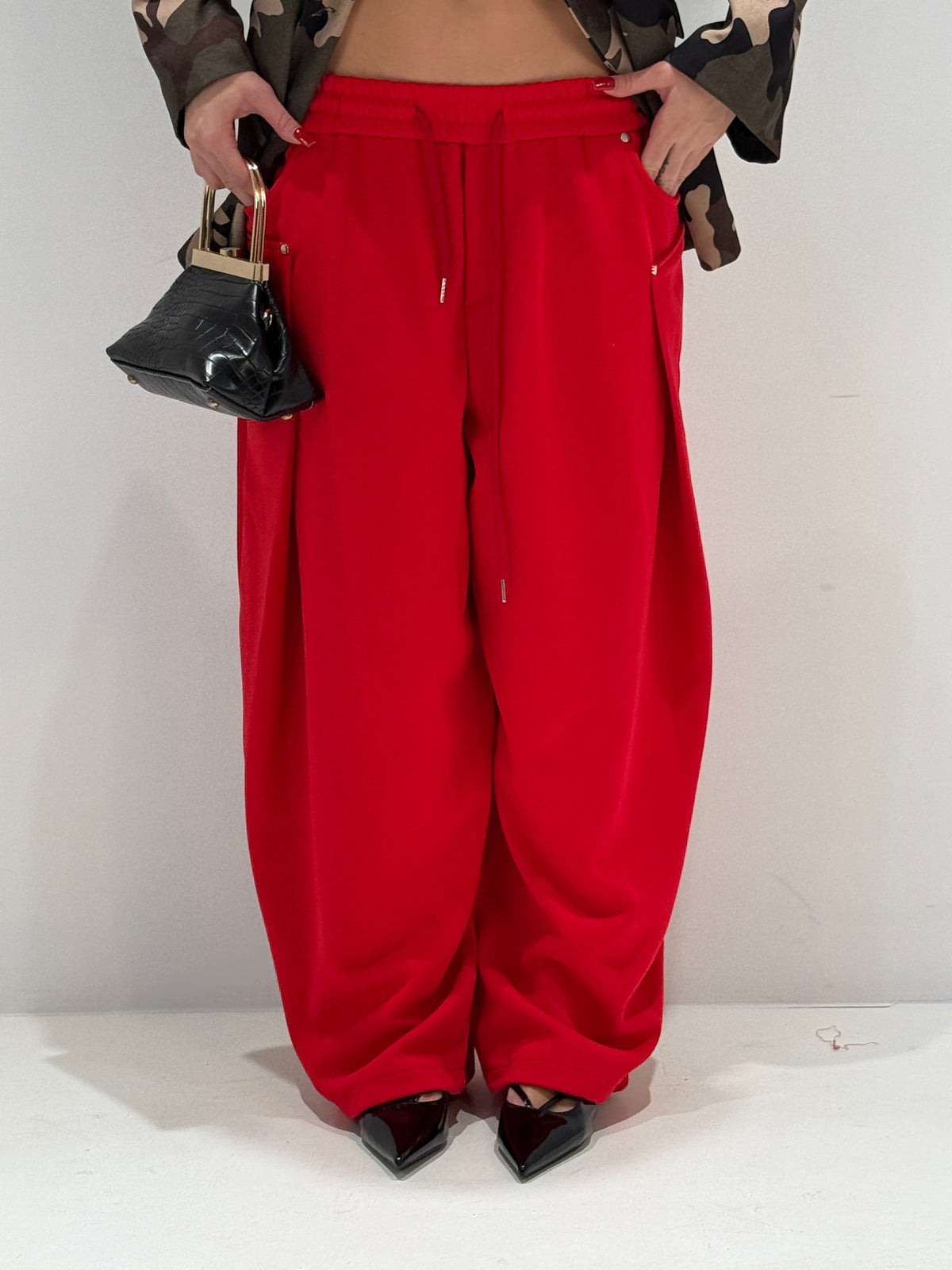 PANTALONE WILLOW rosso|Colore:Rosso