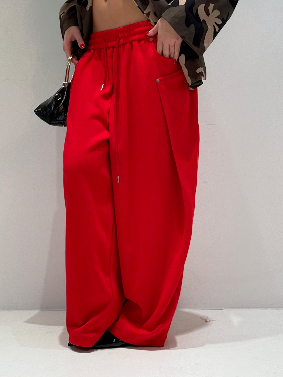PANTALONE WILLOW rosso|Colore:Rosso