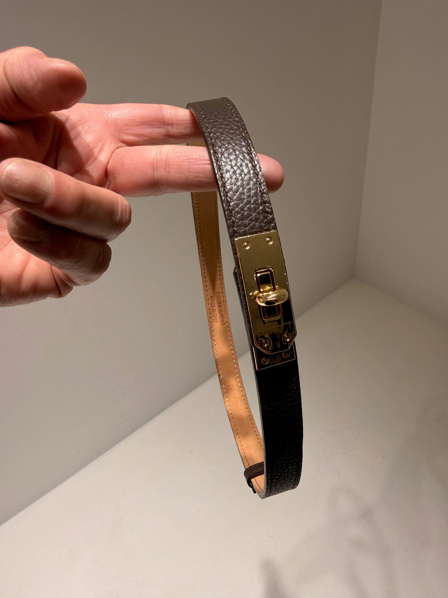 CINTURA TOP H MARRONE