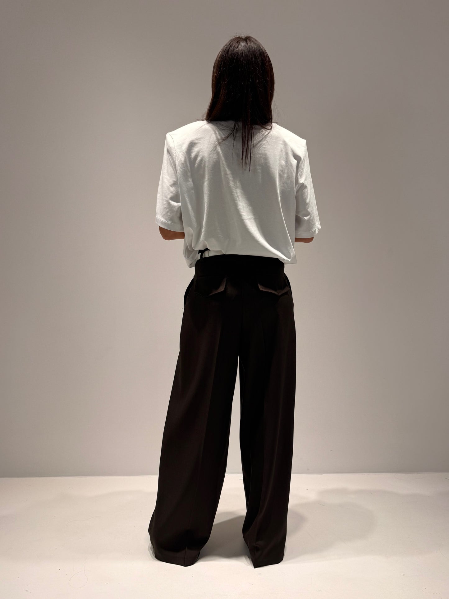 PANTALONE BEVERLY MARRONE