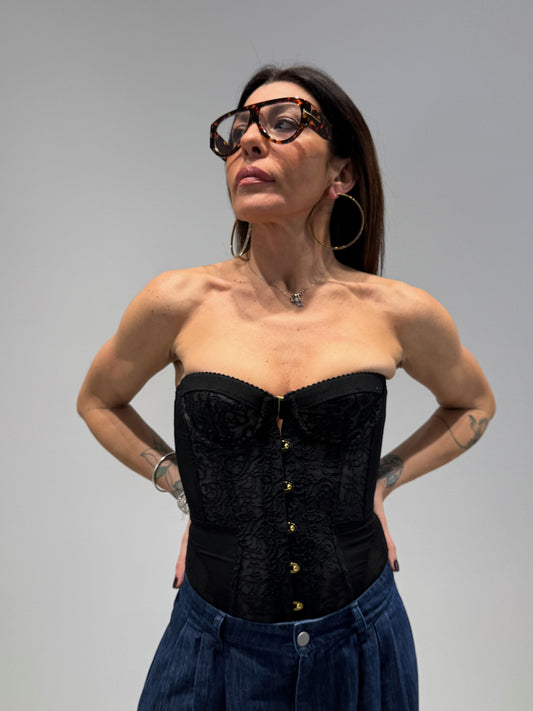 BUSTIER MARGOT NERO