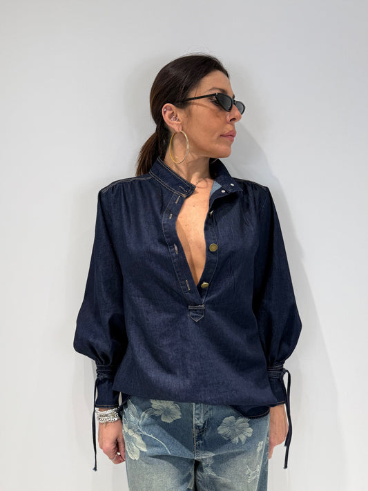 CAMICIA SALLY LAVAGGIO SCURO