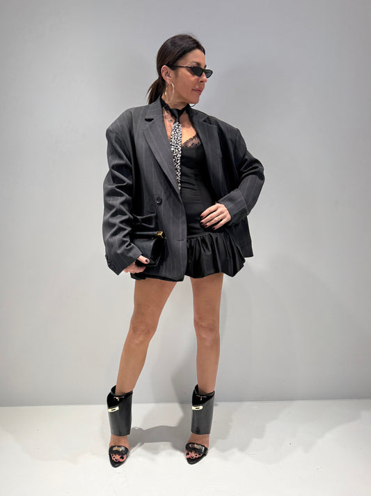 GIACCA FIOCCO GRIGIO SCURO