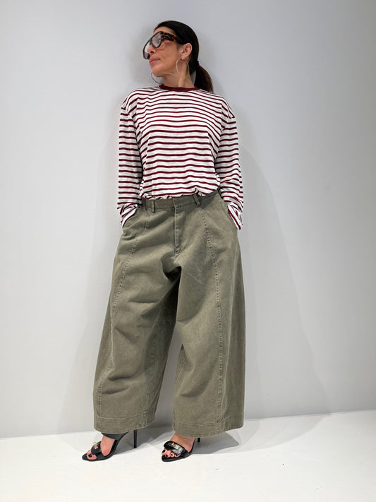 MAGLIA MARINE BORDEAUX