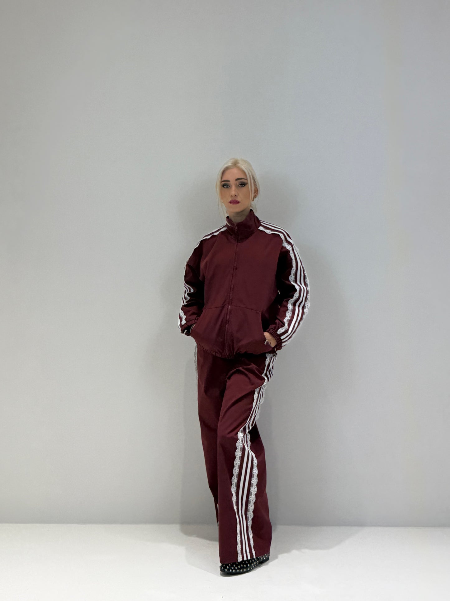 COMPLETO SPORT FASHION BORDO