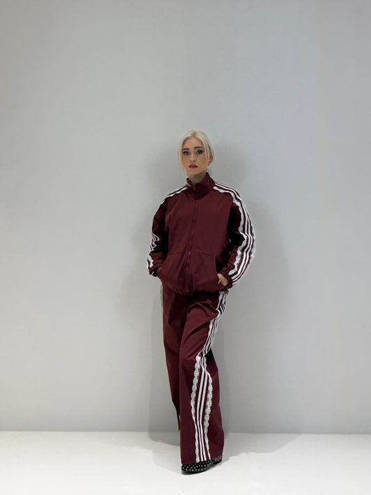 COMPLETO SPORT FASHION BORDO