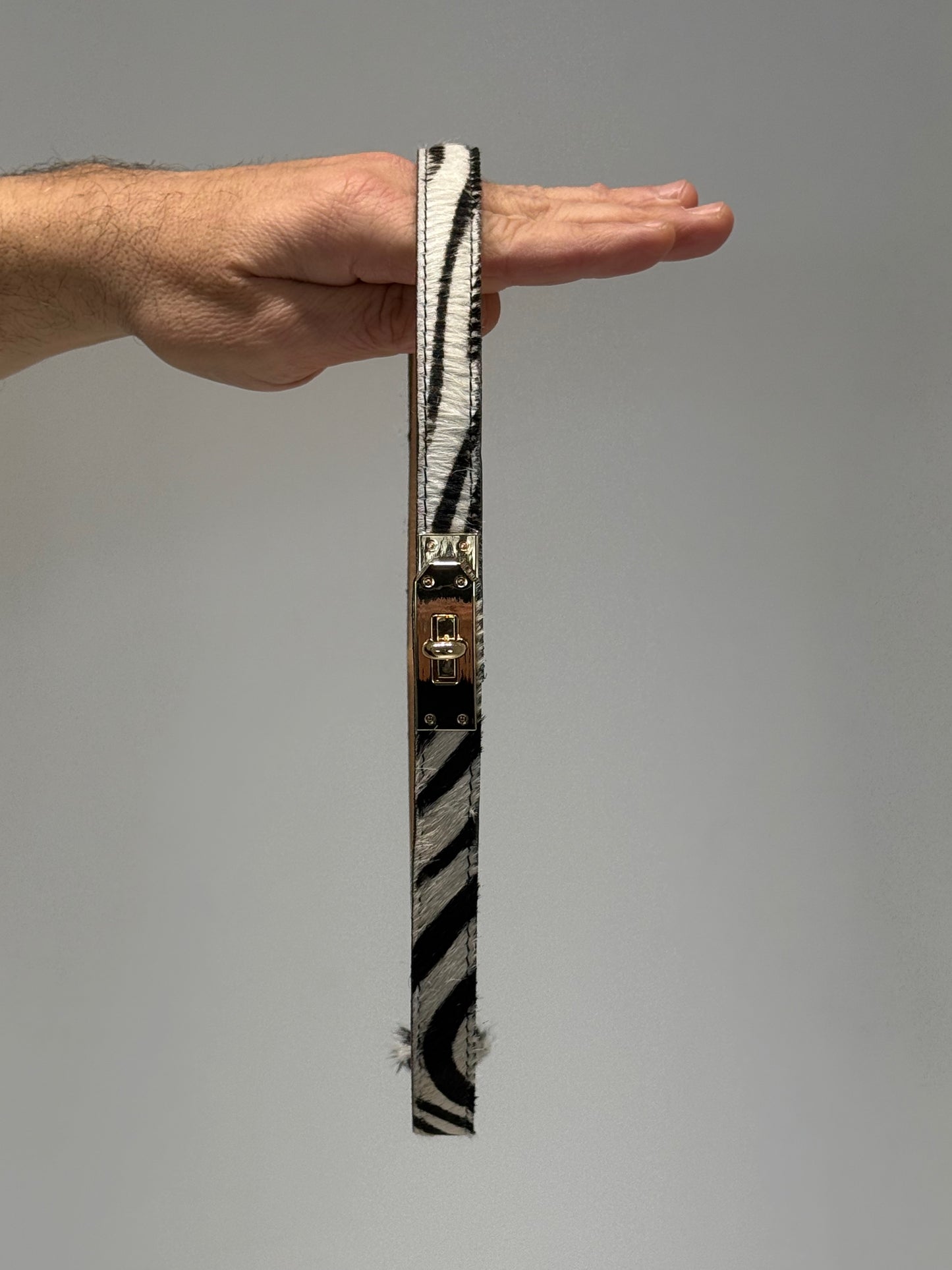 CINTURA H CAVALLINO ZEBRATO