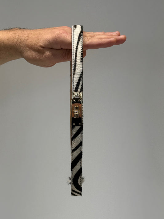 CINTURA H CAVALLINO ZEBRATO