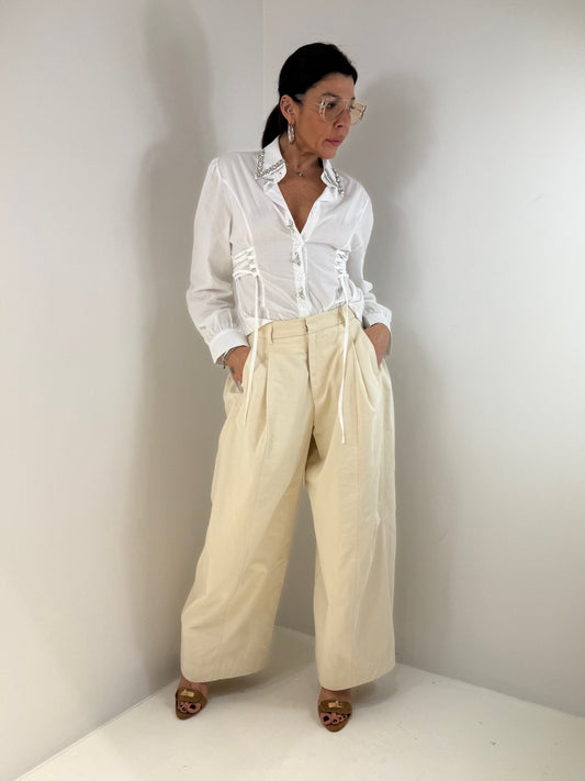 PANTALONE TOY ECRU