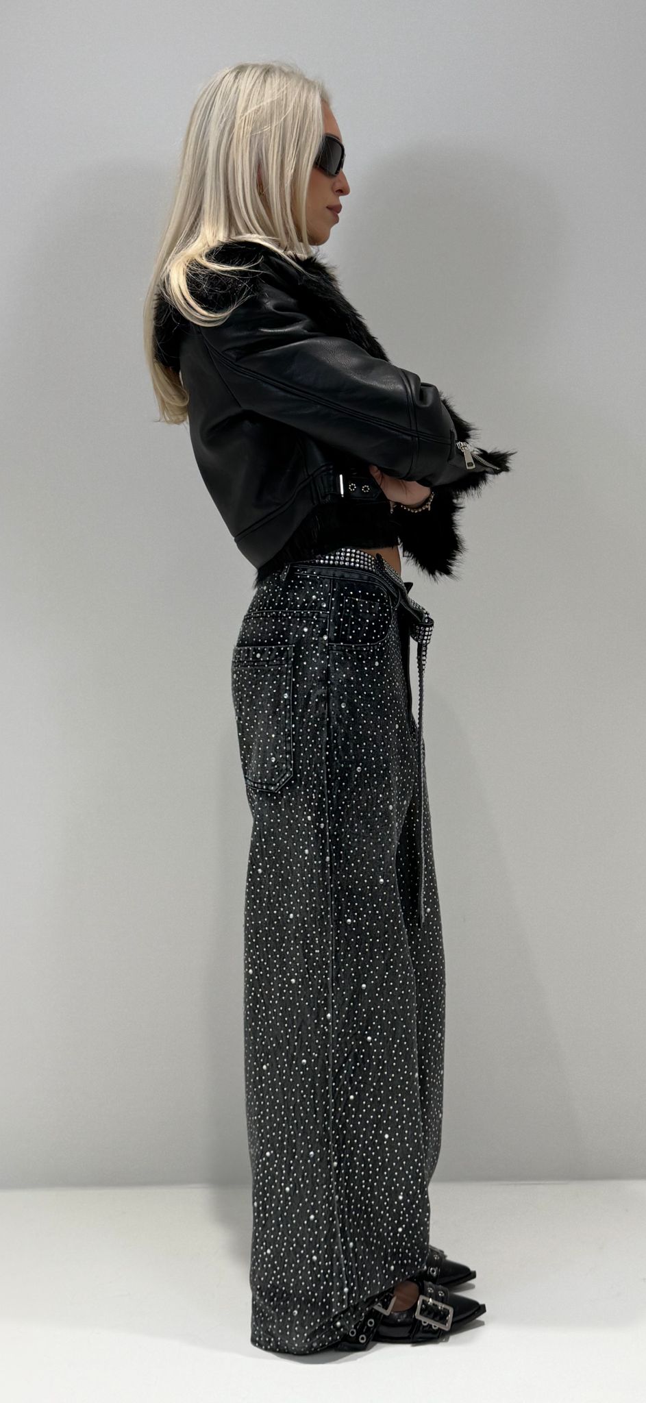 JEANS BLACK LUX NERO