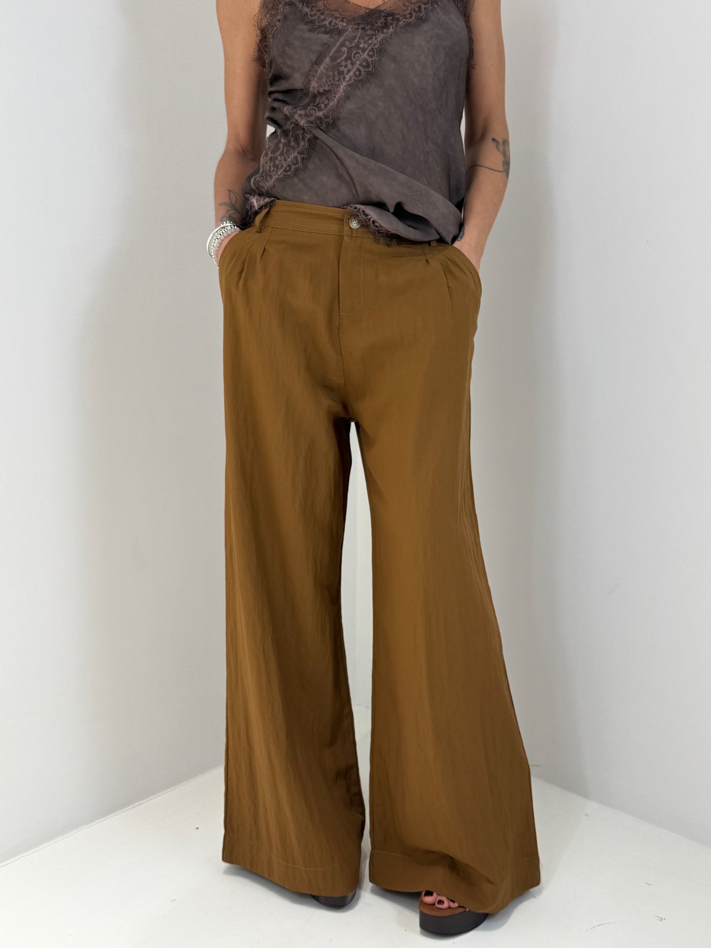 PANTALONE TWO  CUOIO