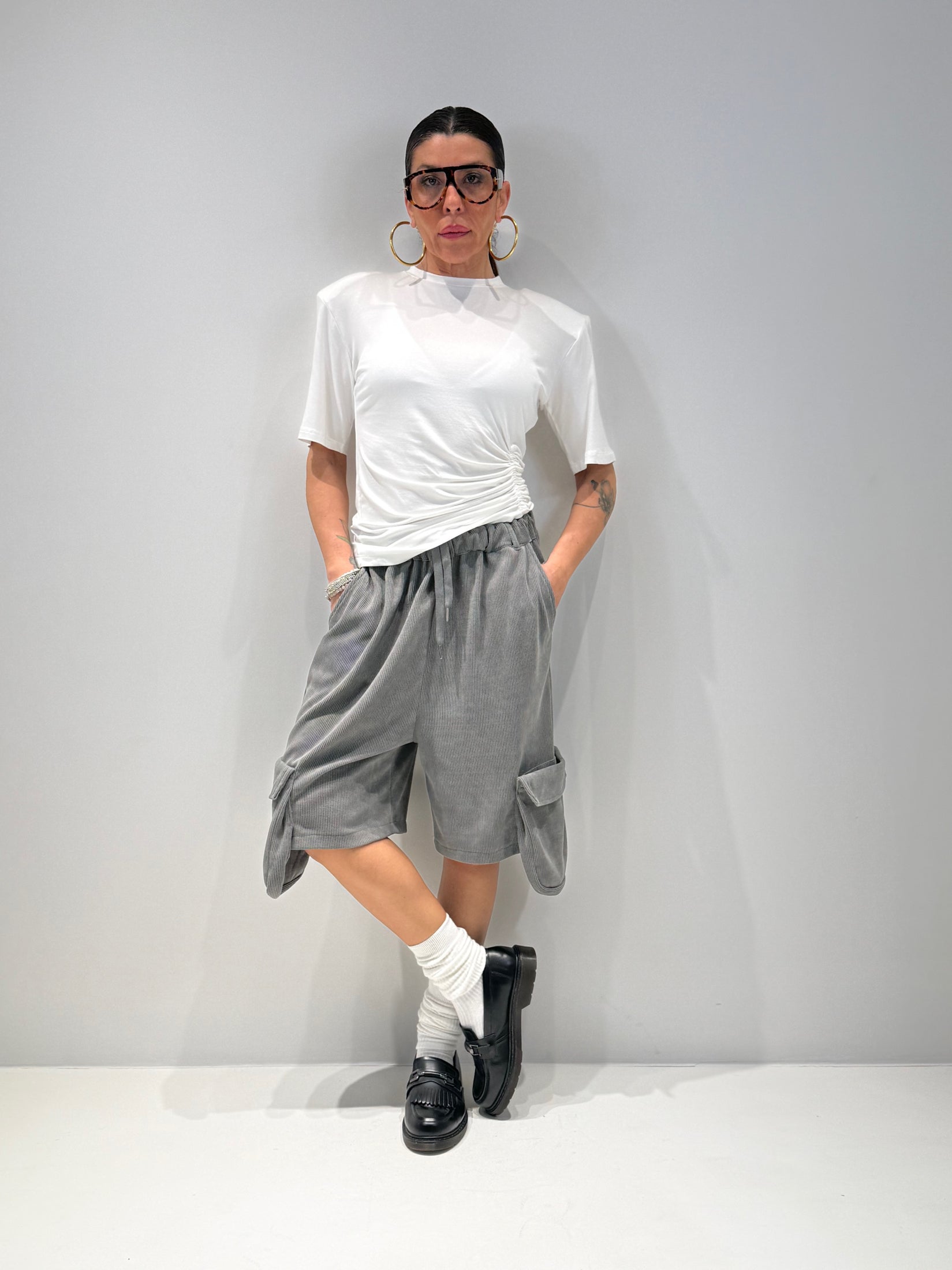 T-SHIRT INDI bianco|Colore:Bianco