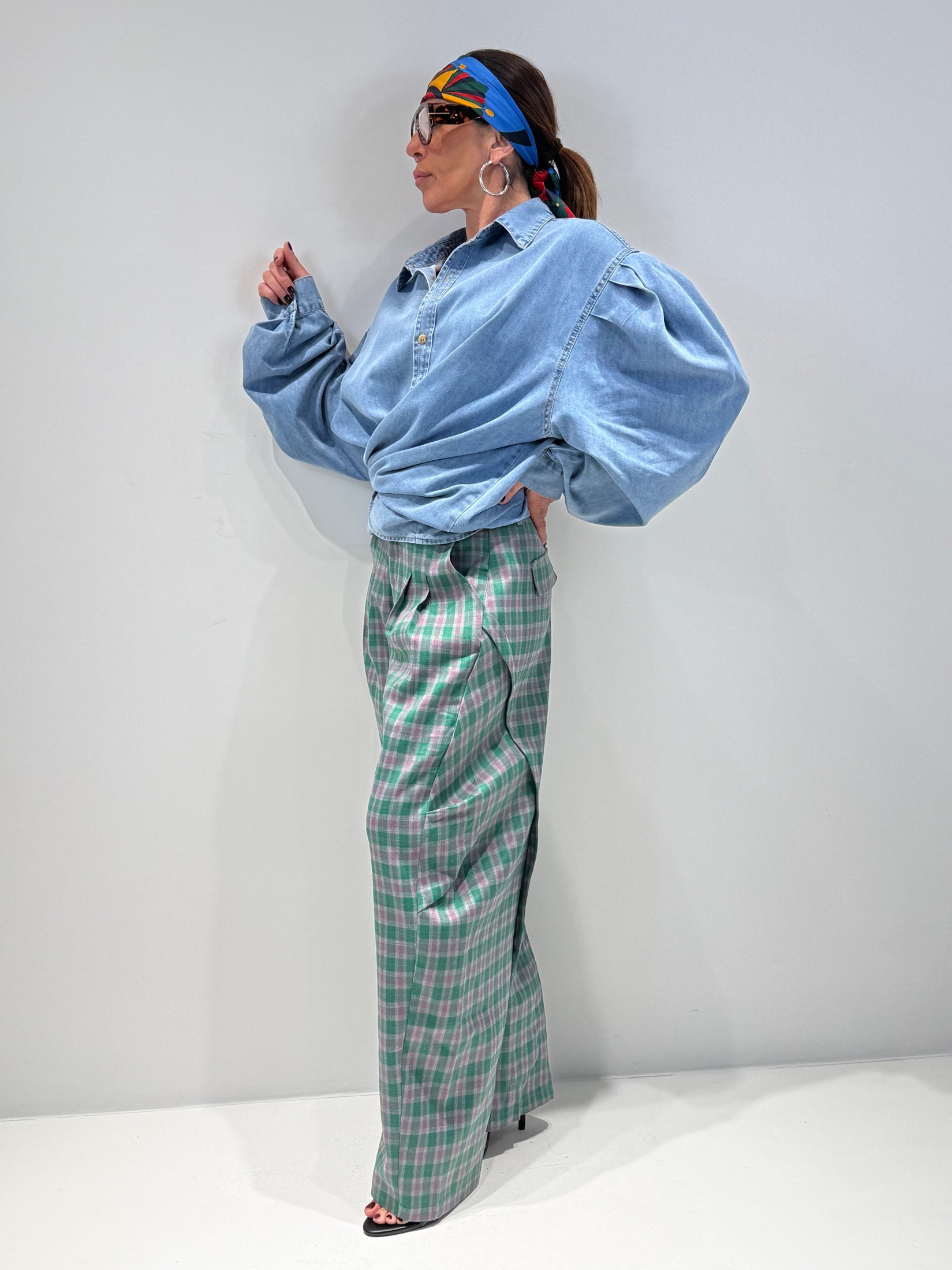 PANTALONE SCOZZ BALOON verde|Colore:Verde