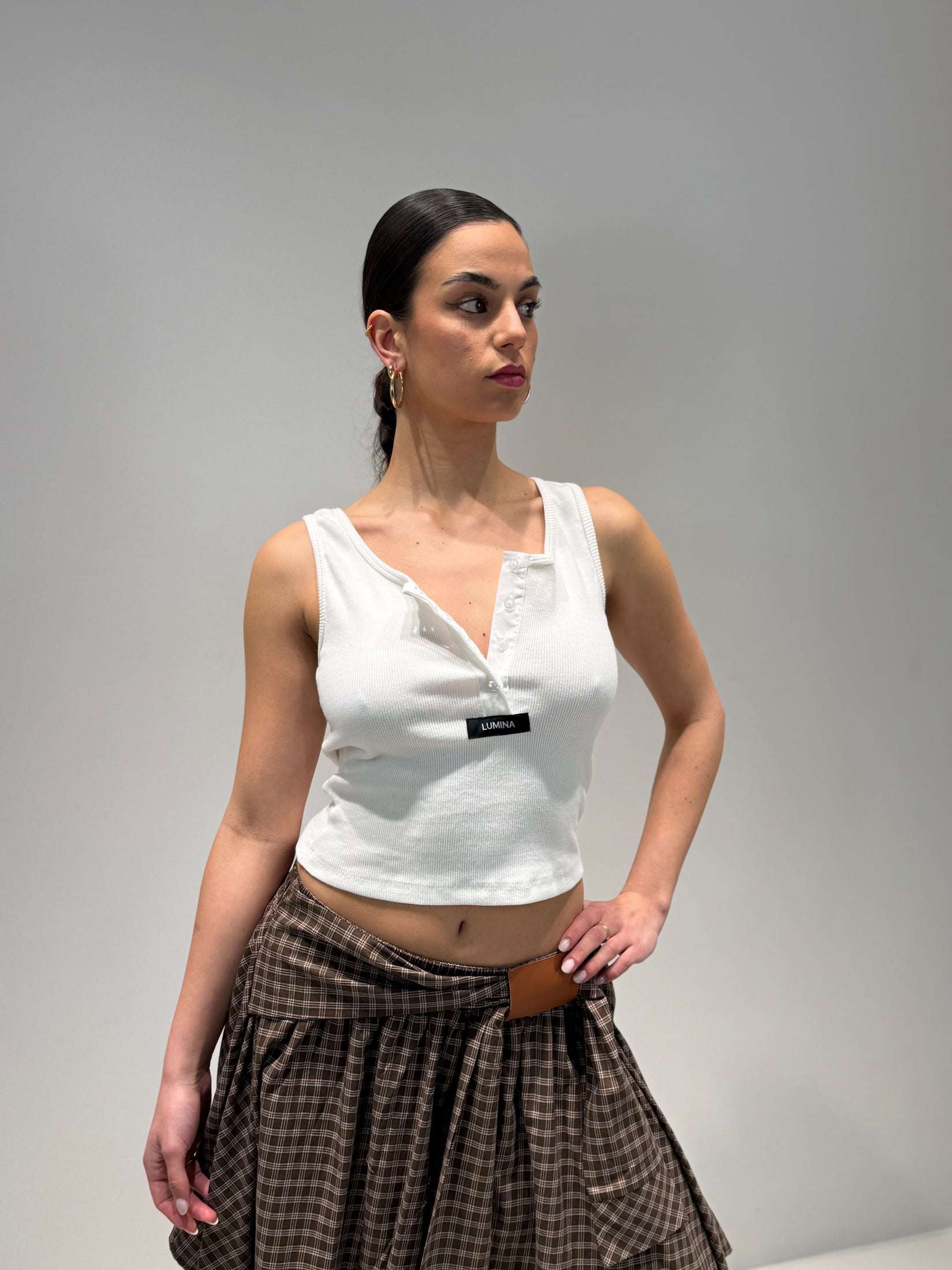 CANOTTA FILù BY LUMINA bianco|Colore:Bianco
