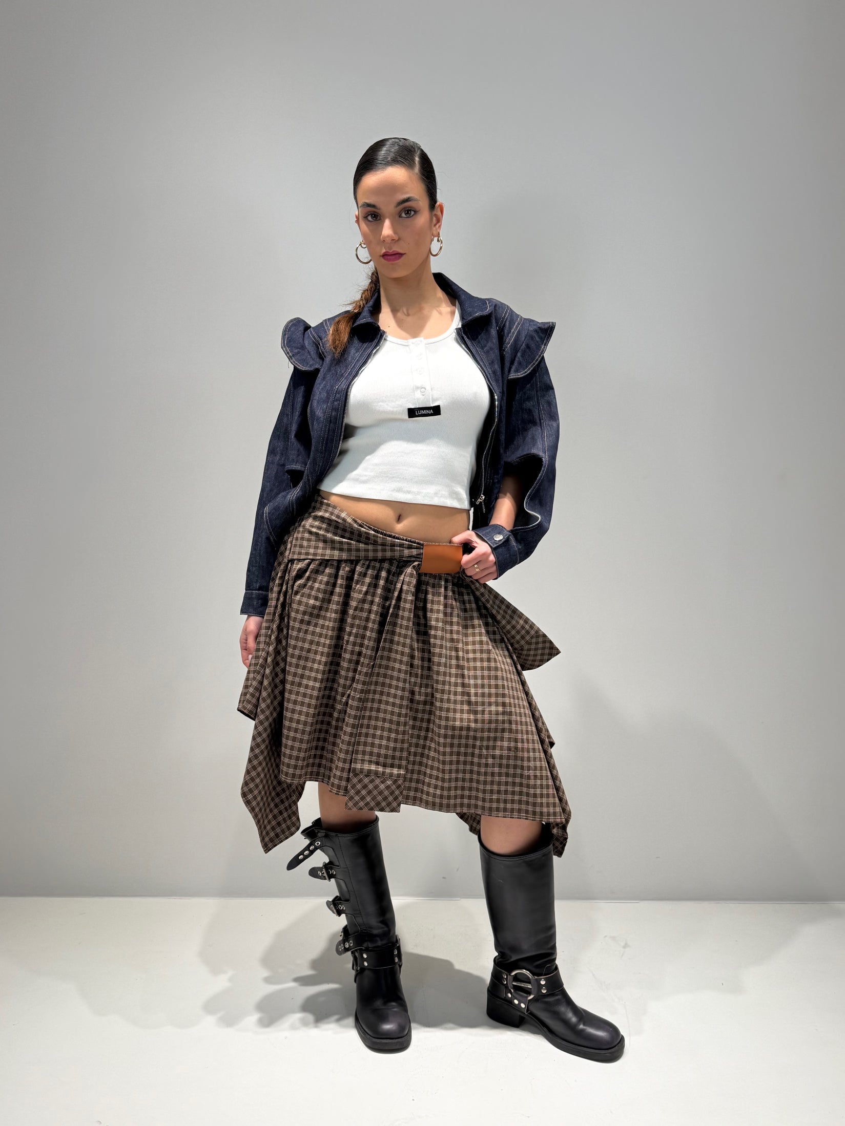 GONNA ASIM QUADRI marrone|Colore:Marrone