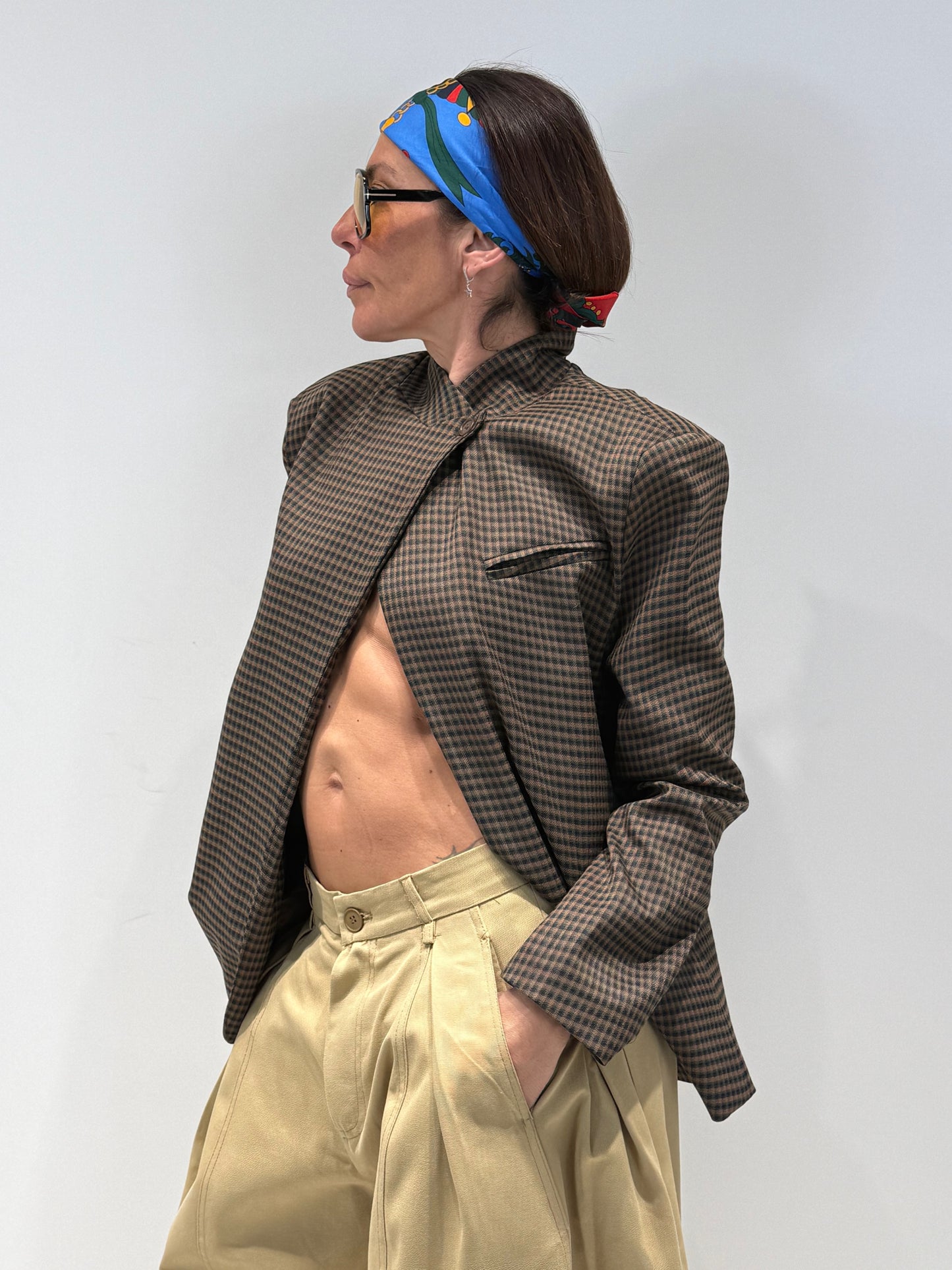 GIACCA ALMIRI LONDON marrone|Colore:Marrone