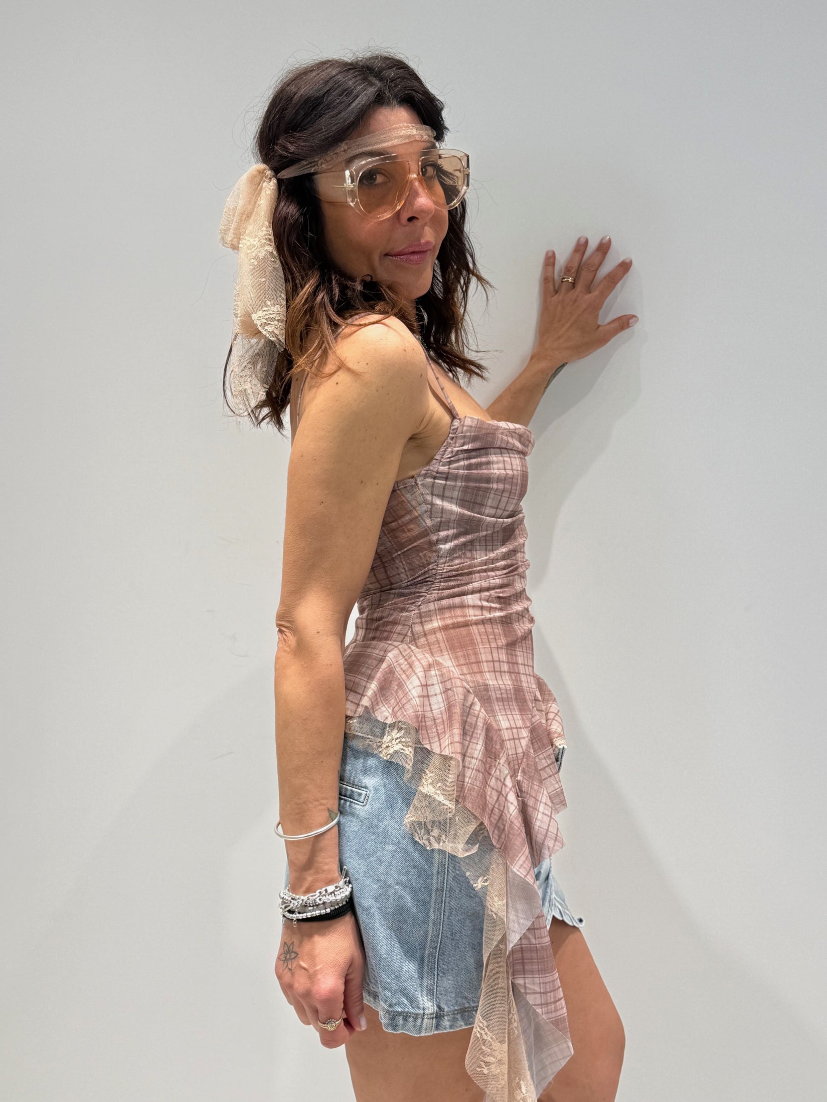 TOP LIS  cipria|Colore:Cipria