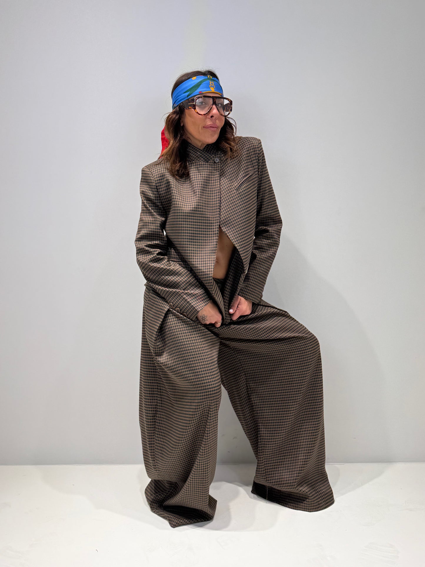PANTALONE INE LONDON marrone|Colore:Marrone