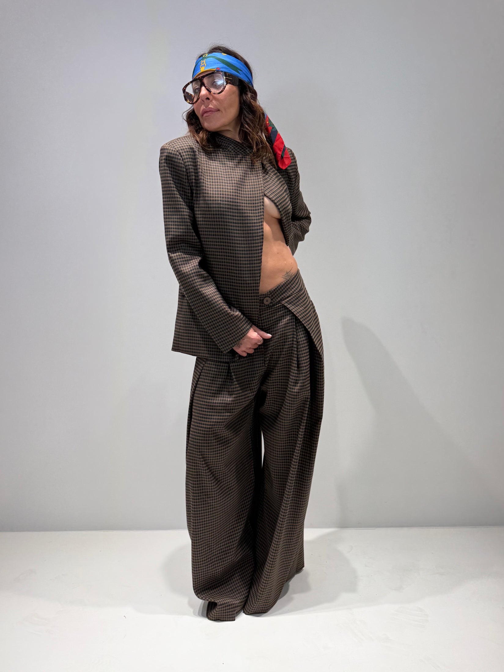 PANTALONE INE LONDON marrone|Colore:Marrone