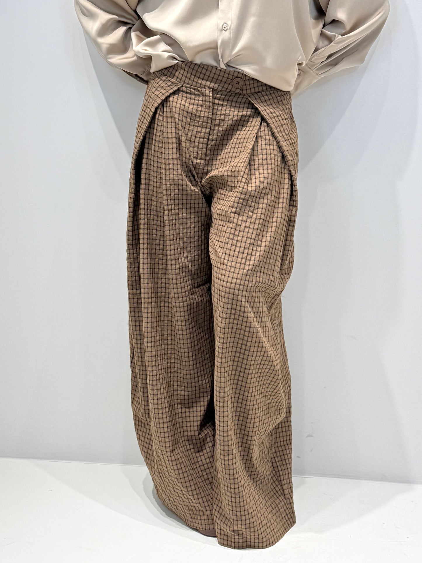 PANTALONE EOLIE FANTASY marrone|Colore:Marrone