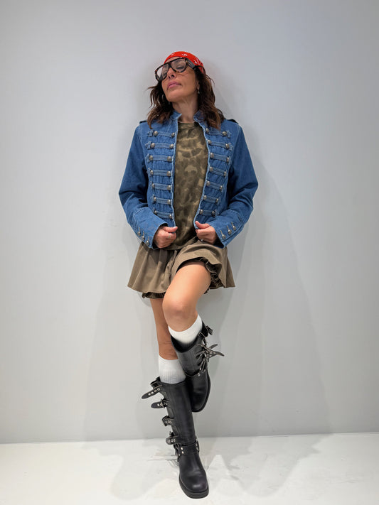 GIUBBINO BALM DENIM lavaggio medio|Colore:Lavaggio medio