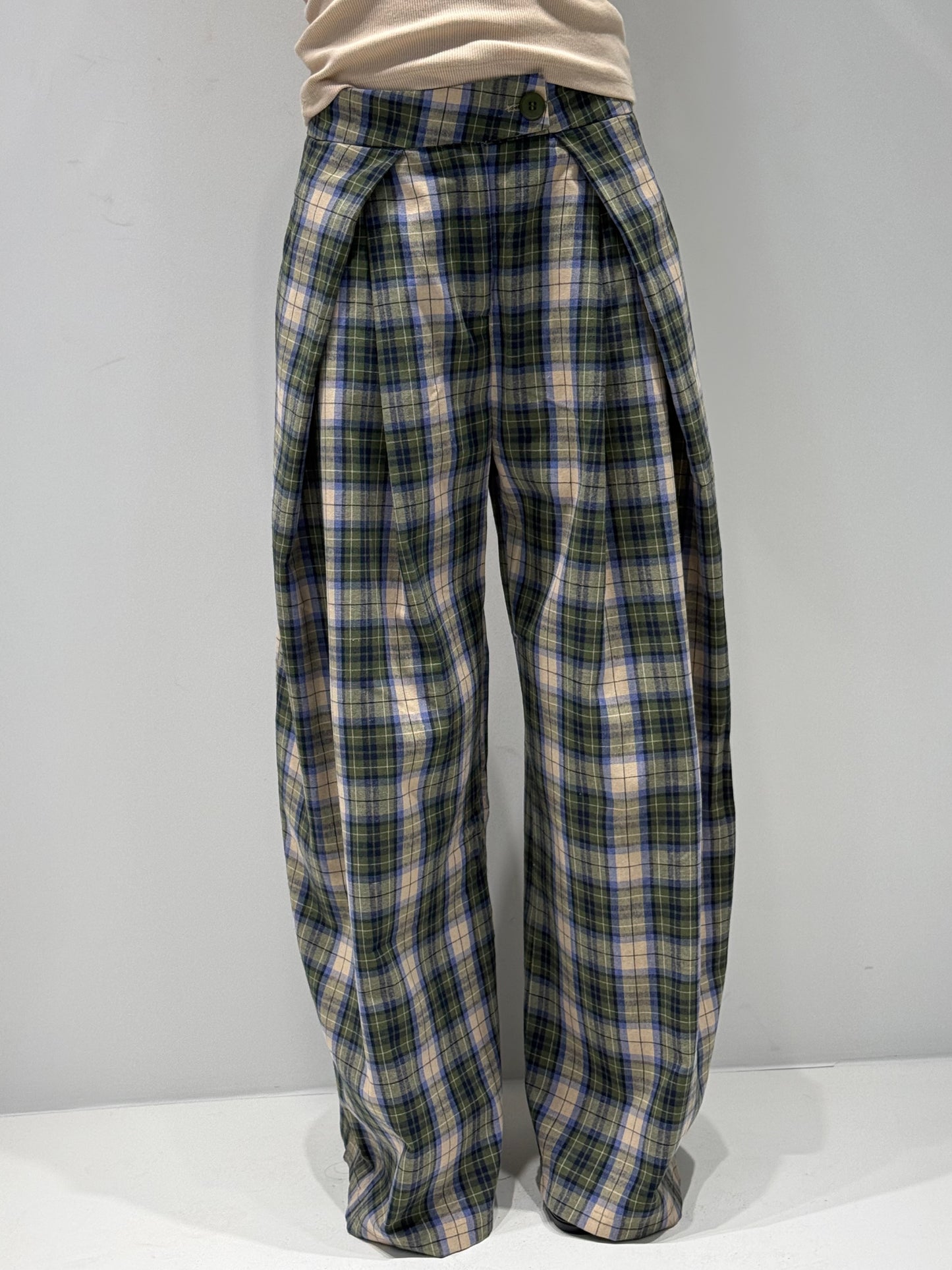 PANTALONE INE LONDON verde|Colore:Verde