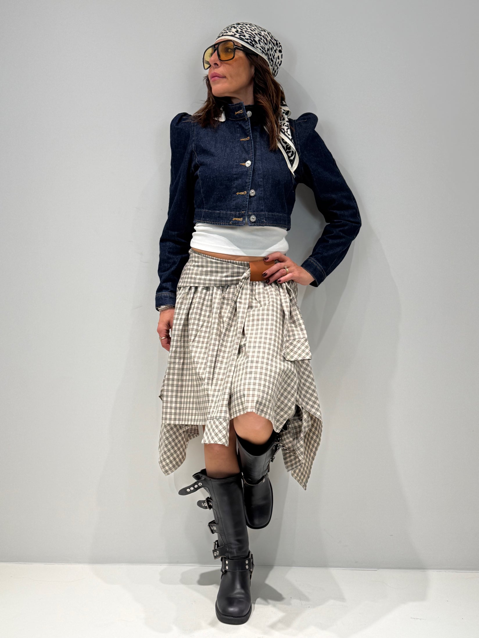 GIUBBINO MOTOR JEANS lavaggio scuro|Colore:Lavaggio scuro