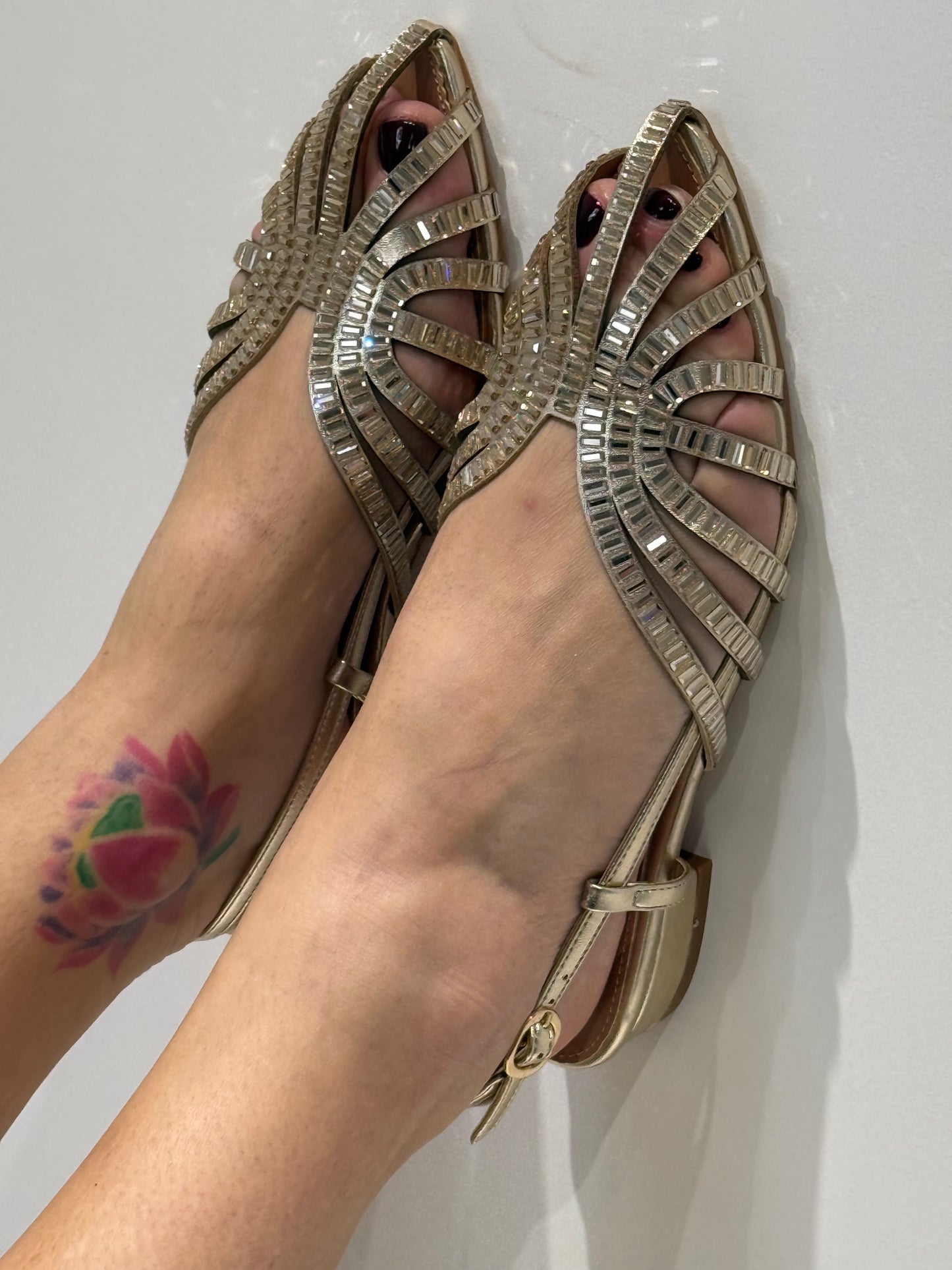SANDALO RAGNETTO  oro|Colore:Oro