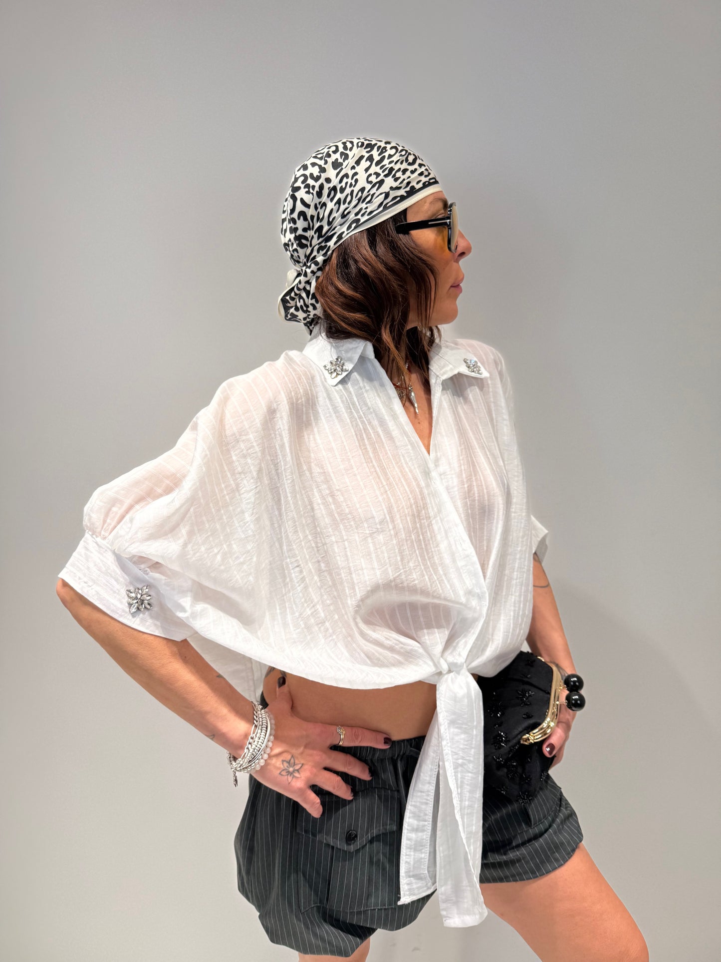 CAMICIA PARIS bianco|Colore:Bianco