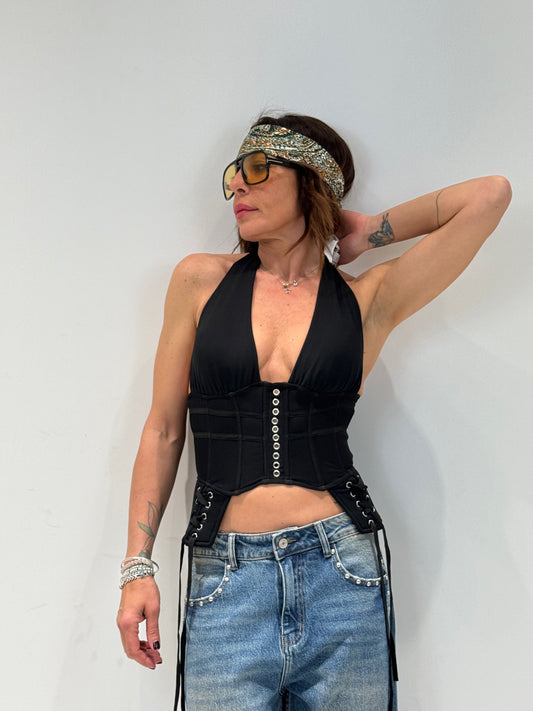 TOP JULIE nero|Colore:Nero