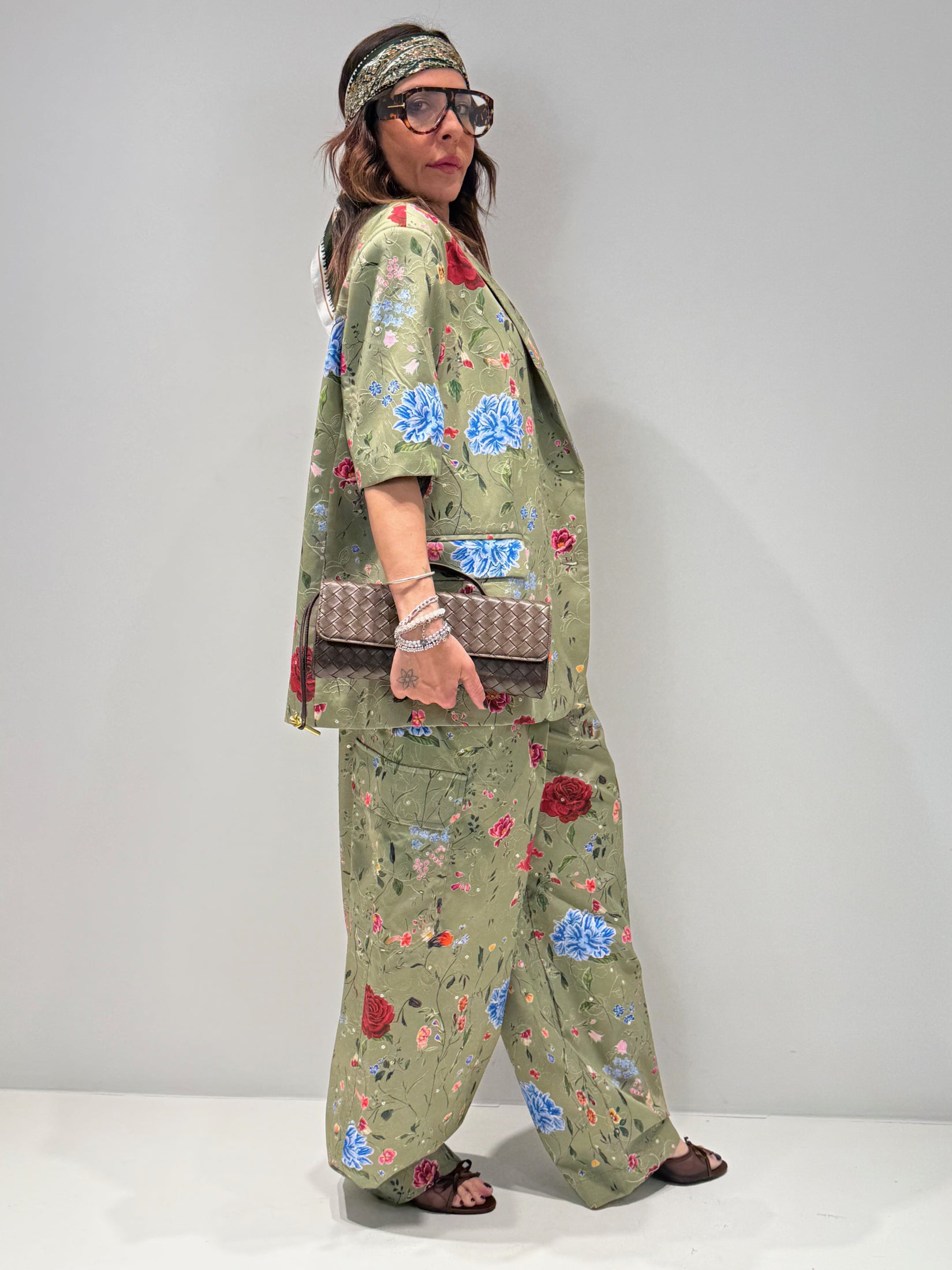 GIACCA FLOWERS BY LUMINA verde|Colore:Verde