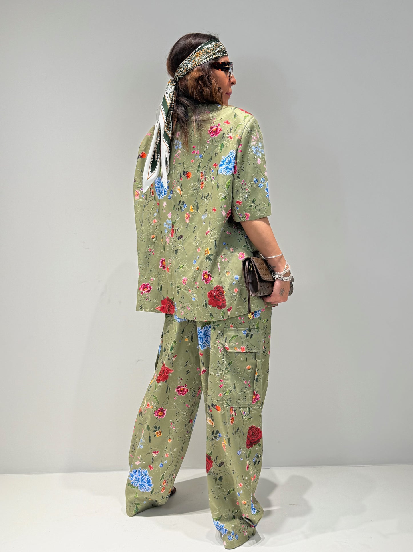GIACCA FLOWERS BY LUMINA verde|Colore:Verde