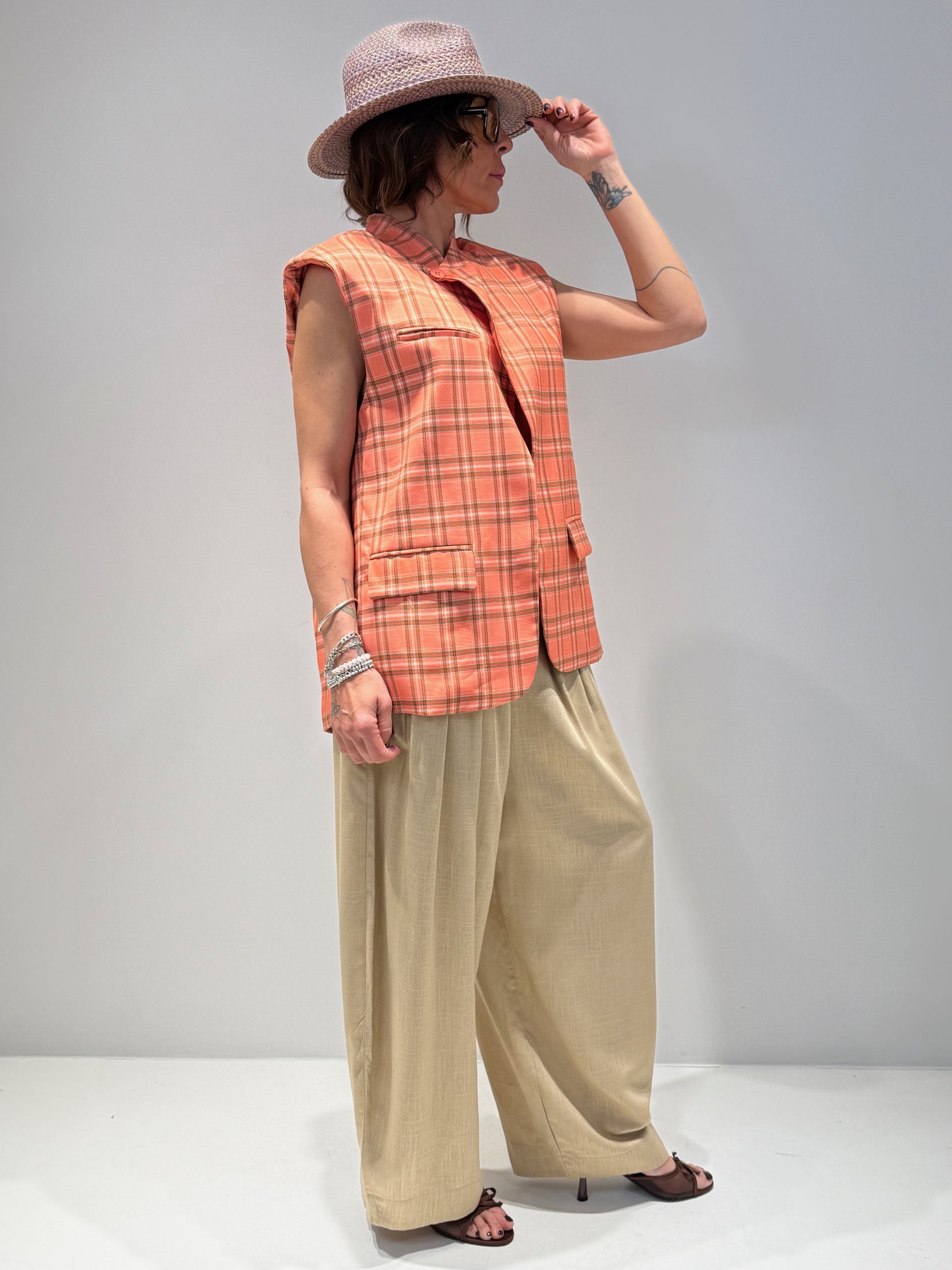 GILET HOOK  arancio|Colore:Arancio