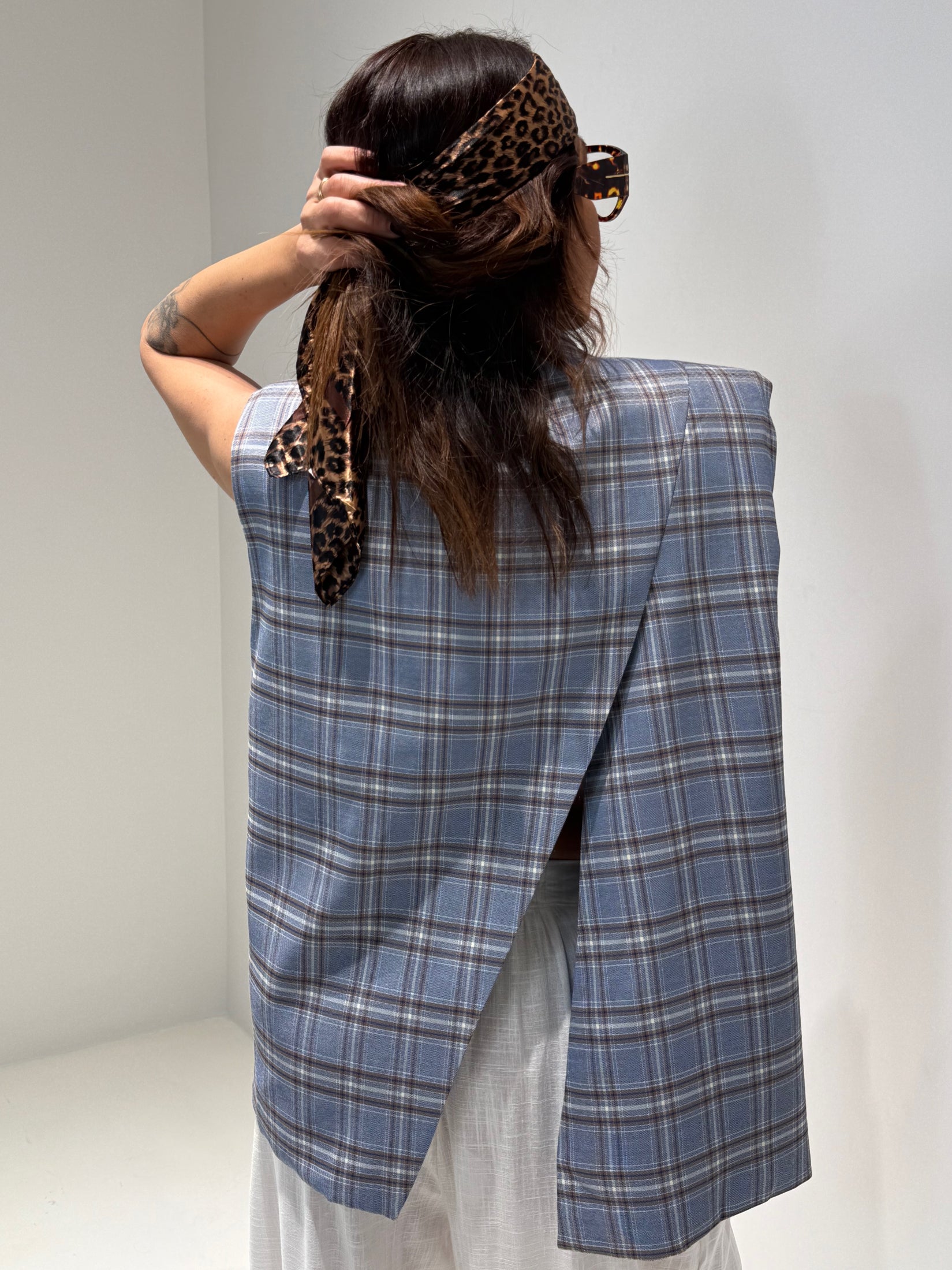 GILET HOOK  celeste|Colore:Celeste