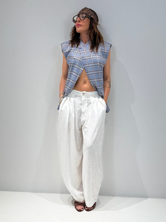 PANTALONE PONZA bianco|Colore:Bianco