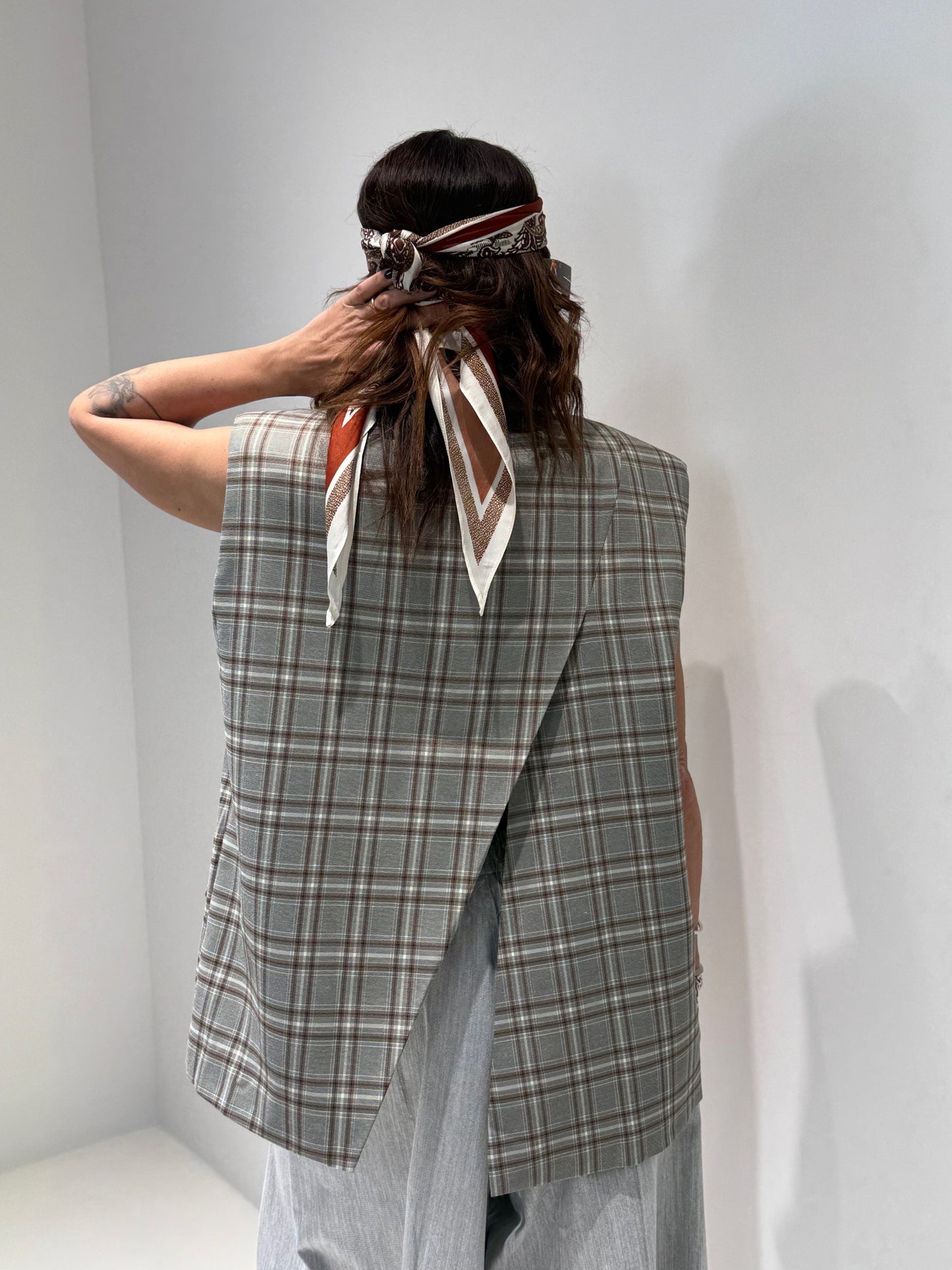 GILET HOOK  grigio|Colore:Grigio